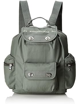 Mandarina Duck Damen Utility Tracolla Castor Gray Rucksäcke, 30x14x36 cm
