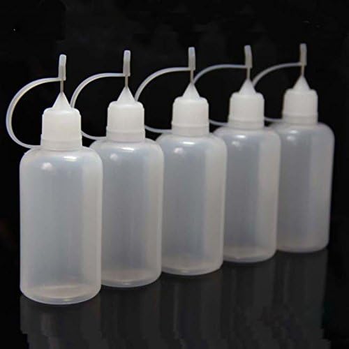 15-Piece 30ml Needle Set Plastic Bottles, Tropfve Fasteners, Drip Bottle Liquid Bottle Dispenser Bottles, Squeeze Bottle Pouches for Liquids/1 MOD, Chemical Resistant