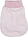 Produktbild Schnizler Unisex Baby Schlafsack Strampelsack Ringel mit elastischem Umschlagbund, Oeko Tex Standard 100 Rosa (weiß/Rose 586) One Size