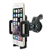 Produktbild MTRONX Fahrrad Handy Halterung Universal 360° Fahrradhalterung Lenker Bike Bicycle Halter für Apple iPhone 6/6 plus/ 5s/4s, Samsung Galaxy S6/S6 edge/S5/S4, Smartphone(Schwarz)