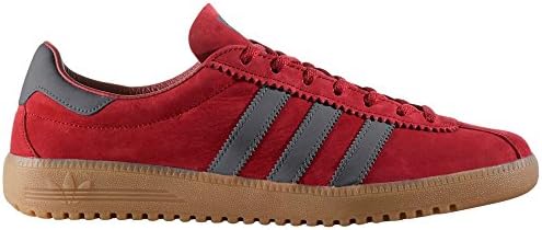Adidas Bermuda Beige y Red, Men's Shoes Trainers, Sneaker. Retro Football (42 EU, Burgundy/Utility)