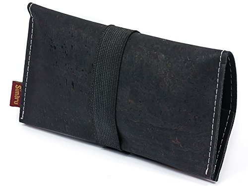 SIMARU Tabaktasche Drehertasche aus stabilem Kork, ideal für deinen Drehtabak / Tabak, Tabakbeutel bzw. Tasche in vielen Farben erhältlich, Tabaketui für Herren und Damen - 7