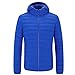 Produktbild JYJM Herrenmantel Mit Kapuze Herrenmode Winter Jacke ubergangsjacke Steppjacke Reißverschluss Kapuzenjacke Winterjacke Pure Color Windbreaker Hoodie verdickt Baumwolle Outwear Mantel Outwear