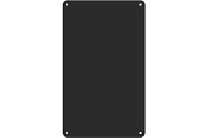 STEELNOVO | Lavagna Magnetica in Metallo Verniciato da Appendere al Muro, Lavagna da Parete, 40x24 cm, Colore Nero, da Appendere con Chiodo o Adesivo, Made in Italy