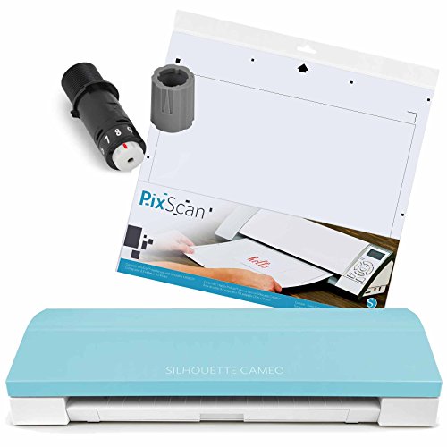 Preisvergleich Produktbild Silhouette Cameo 3 Teal + PixScan Schneidematte + Ersatzmesser