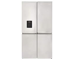 (Renewed) AmazonBasics 670 L French Door Refrigerator, Silver (AB2019RF009-cr)