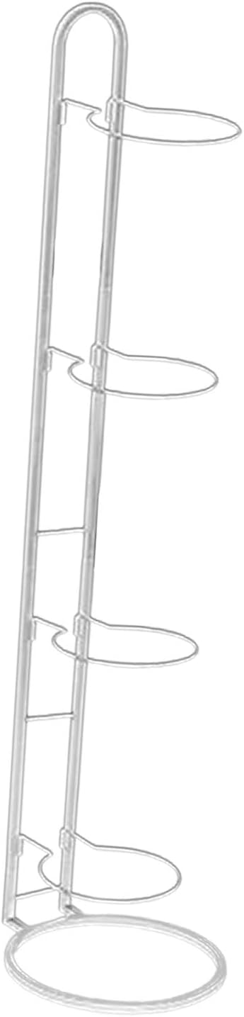 Almacenamiento Vertical de Bolas Estante de Almacenamiento de Baloncesto de 4 Niveles Estante de Soporte de Fútbol, Estante de Almacenamiento de Balon