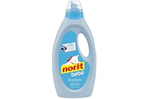 Norit Bebé Detergente Líquido 32 Lavados - paquete de 6 x 1125 ml (Total: 6.75 L)