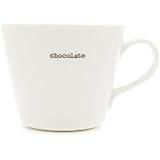 Keith Brymer Jones 'Be Healthy' Porcelain Bowl - 500ml, Dishwasher & Microwave Safe, White With Lilac Lettering
