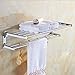 Produktbild MTX-Towel Rack Faltbarer Hochwertiger Kupferhandtuchhalter, Hauptküche Badezimmer-Doppelhandtuchhalter, Wie Gezeigt, 100 cm