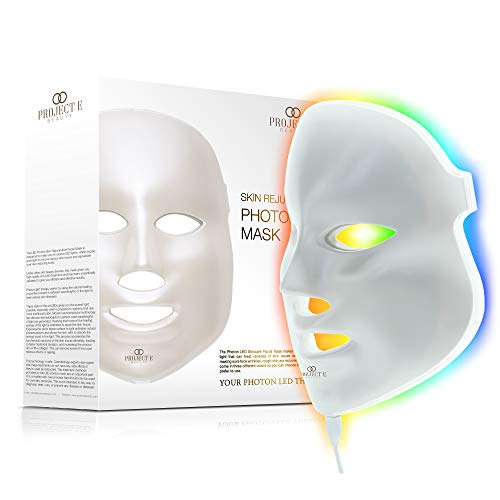 Project E Beauty Couleur de peau traitement par la lumière LED Photon Therapy 7 rajeunissement du visage blanchissant Soins de la peau Beauté Daily Mask