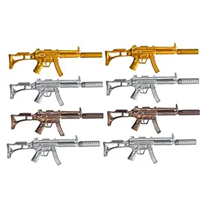 ShubhbKraft Pubg Gun Pen/Fancy Gel Pen/Pubg Lovers - Birthday Return Gift Set For Kids, Boys & Girls (Pack of 8, Multicolor)