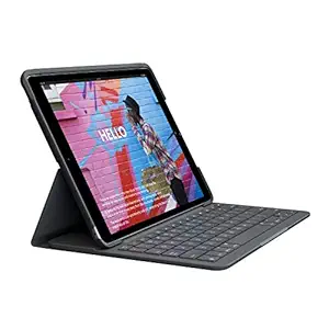 Logitech Slim Folio Integrated Keyboard Case with Bluetooth for iPad 7th Gen & 8th Gen & 9th Gen - 25.91 cm (10.2