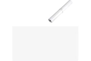 LL-COEUR Podkładka pod mysz dla graczy, rozmiar XXL, wodoodporna, podkładka na biurko, mata pod mysz (biała, 800 x 400 x 2 mm)