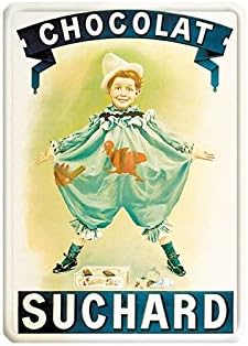Chocolat Suchard – Pierrot – Small Metal Sign – 15 x 21 cm
