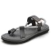 Produktbild Swallowuk Sommer Sandale Herrenschuhe Casual Exposed Toe Sandalen Strand Outdoor-Reisen Hausschuhe Atmungsaktiv Flip Flops (45, Grau)