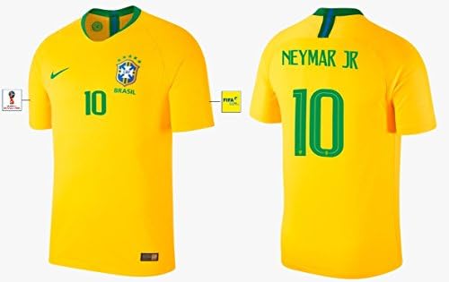 Nike Group Men's Football Shirt Brazil WM 2018 Home Neymar JR 10, M
