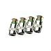 Produktbild XUNJIAJIE Alarmanlagen Car Auto Tire Pressure Monitor Valve Stem Caps Sensor Indicator 3 Color Eye Alert Set U Pack of 4pcs Red Reifendruckkontrolle Ventilkappen Sensoranzeige