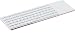 Produktbild Rapoo E2800P ultraschlanke kabellose Aluminium Tastatur mit Touchpad (5 GHz Wireless, SMART-TV/Media-PC, Li-Ionen-Akku, QWERTZ deutsches Layout) weiß-rot