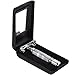 Jagen David ® B40 - Butterfly Double Edge Razor Safety Razor Fits All Double Edge Razor Blades unique Christmas gift for him (Silver)