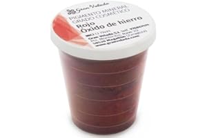 GRAN VELADA Pigmento Mineral Rojo Óxido de Hierro Cosmético | Tonalidades Rosa a Rojo Vivo | Ideal para Jabones, Maquillaje y Velas Naturales | 100% Natural y Estable | CI 77491 | 30 cc