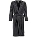 Produktbild s.Oliver unisex Bademantel mit Kapuze 3711 Fb. 774 - anthrazit Größe XL