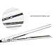 Flat Iron Hair Straightener Hair Style Molain ENM-872S Titanium Plated Heating Straightening Iron with UK Plug (White)