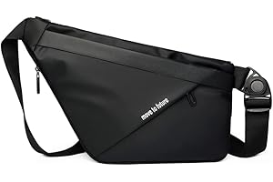 ZAICCI Zaino Monospalla Uomo Marsupio Tracolla Antifurto Impermeabile Borsa Petto Granded Capacità Estensibile Borsello Tracolla