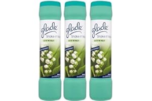 SHABBA DABBA DOO 3 x Glade Shake 'n' Vac Lily Of The Valley Carpet Cleaning Powder 500gm