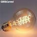 Produktbild 40 W E27 Stiftschraube Kugel Licht Dekoration Filament Lampe Edison Vintage Retro Glühbirne Glas G80&Curved