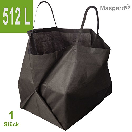 Atmungsaktiver Gartensack Kompostsack 512 L dient gleichzeitig als Komposter
