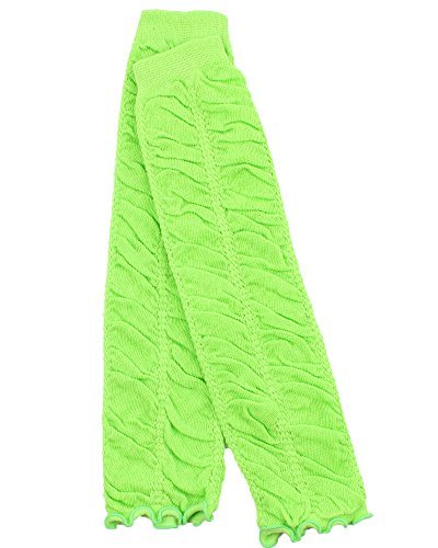 juDanzy Ruffle baby leg warmers in various colors for girls, toddler, child (Lime) Color: Lime (Baby/Babe/Infant - Little ones)