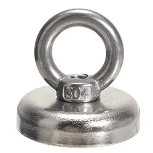 WorldCare 32mm Metal Detacher Recovery Magnet Fishing Diving Treasure Magnet471447 | Pack of 1