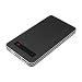 Produktbild gotek® 4000 mAh Deluxe Bürste Stahl externer Akku Power Bank für iPhone 6 Plus 5s 5 C 5 4s 4, iPad Air, iPad Mini, Galaxy S6 S5 S4 S3, Note 4 3, Nexus, HTC One, die meisten anderen Handys und Tablets