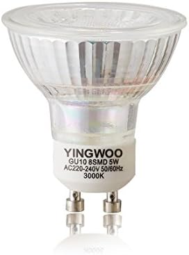 Lighting Lamp led bulbs natural GU10 5W cool white 6000k warm white 3000k 50W Halogen Equivalent AC 220V 240v 50HZ 60HZ 400lm 8 beads 38°120°Beam Angle 30000H Life [Energy Class A++]