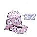 Produktbild Hellathund Sport Turnbeutel Knuffiges Set süßes Einhorn für Kinder Mädchen und Damen