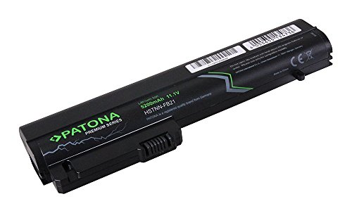 PATONA Premium Laptop Akku für HP Compaq 2400 | 2510p | NC2400 | EliteBook 2530p | 2540p | 2533t – [ Li-ion; 5200mAh; schwarz] - 3