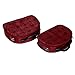 Kuber Industries™ Bridal Vanty box,Cosmetic Organiser Set of 2 Pcs With Handle & Shoulder Strip In Imported Material Maroon (KI19515) RS.1199.00