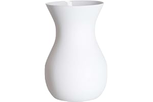 ‎RITZENHOFF & BREKER Ritzenhoff & Breker Annalena Vase, 18 cm, Moderne Tischvase mit softem Matt-Finish, Bauchige Dekovase zur Dekoration, Glas, Weiß