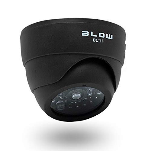 Preisvergleich Produktbild BLOW Überwachungskamera Dummy Kamera Attrappe Fake Camera mit Licht Sicherheitskamera Dome Überwachung Haus Sicherheit Security BL11F