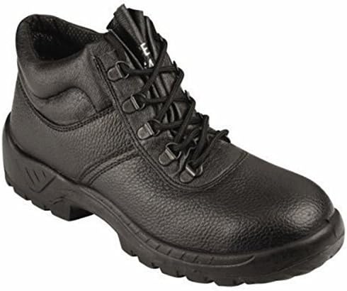 Chukka Boot New Branded Mens Work Safety Chukka Boots Leather Steel Toe Cap & Steel Midsole Footwear Work Padded Ankle Dual Density Sole