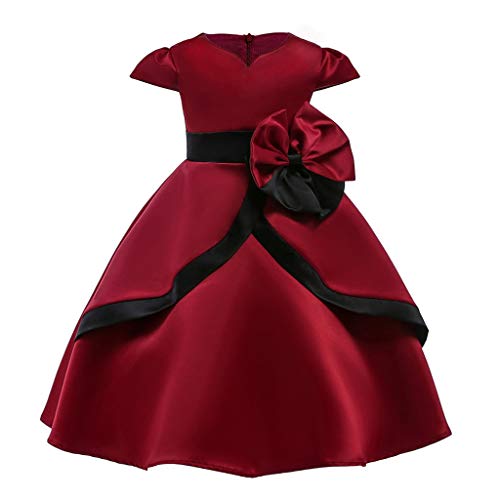 Preisvergleich Produktbild Prinzessinkleid Abendkleid Karneval Kostüm, Malloom Floral Baby Prinzessin Brautjungfer Pageant Kleid Geburtstag Party Hochzeitskleid