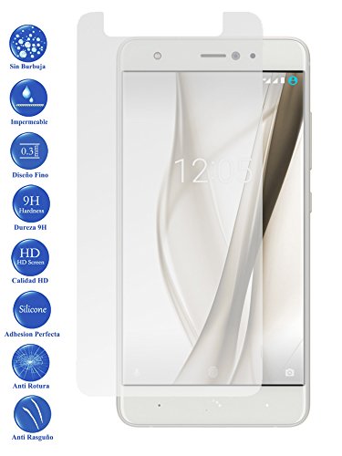 Protector de Pantalla Cristal Templado Vidrio 9H Premium para BQ Aquaris X - Todotumovil