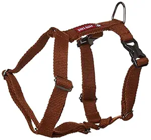 Pets Like Dog Spun Poly Full Harness Brown(Large), (GE-PL7003D)