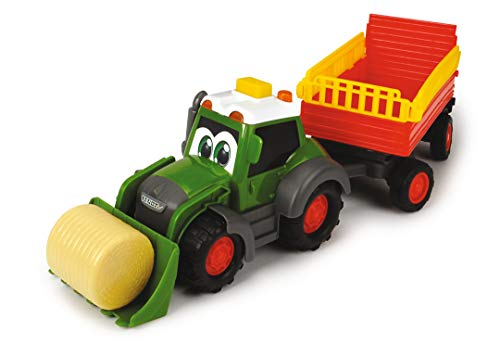 Dickie Toys 203818000 Happy Farm House, Bauernhof, Set für Kinder ab 1 Jahr, Traktor, mit Tieren, Licht & Sound, Mehrfarbig - 3