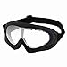 Move&Moving(TM) Men Black Full Rimmed Elastic Strap Colored Lens Motorcycle Sunglasses Eyewear