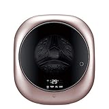 Sèche-linge Fréquence Automatique Petit Mini-Enfants de la Machine à Laver à Tambour Mural bébé série: 3 kg à Puce Lavage Champagne Section de séchage (Color : 3kg)