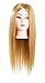 23" (Mary) Cosmetology School Student Beauty School Cuting Braiding Practice Cosmetology Mannequin Head Tranining head 80% Real Hair Blonde