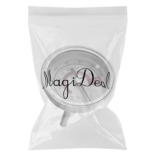 MagiDeal Grill Raucher Grube Grill Thermometer Temperaturanzeige Mit Dual-gage - 2