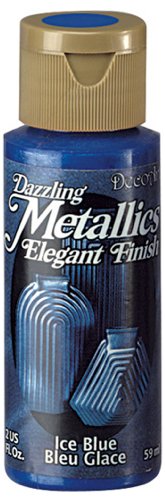 DecoArt Americana Acrylic Metallic Paint, Ice Blau